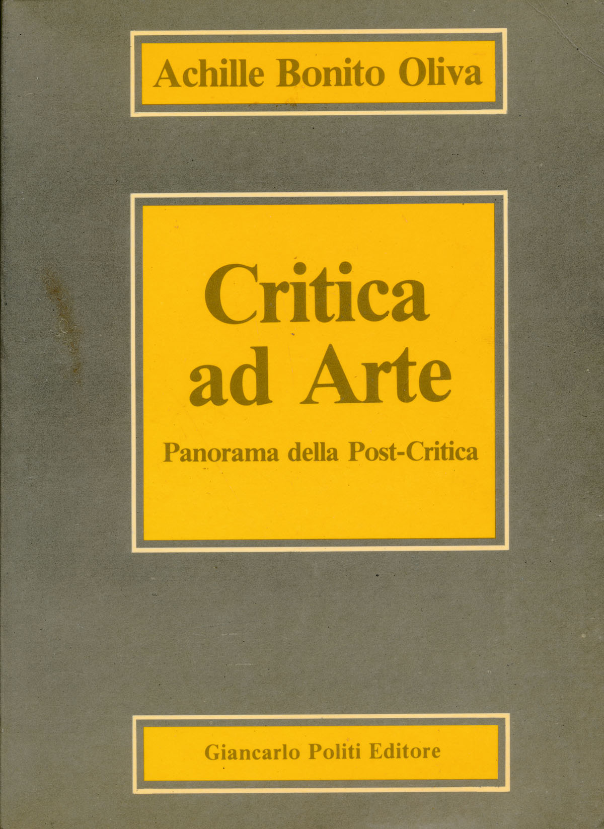 1983 Pisa Critica ad Arte