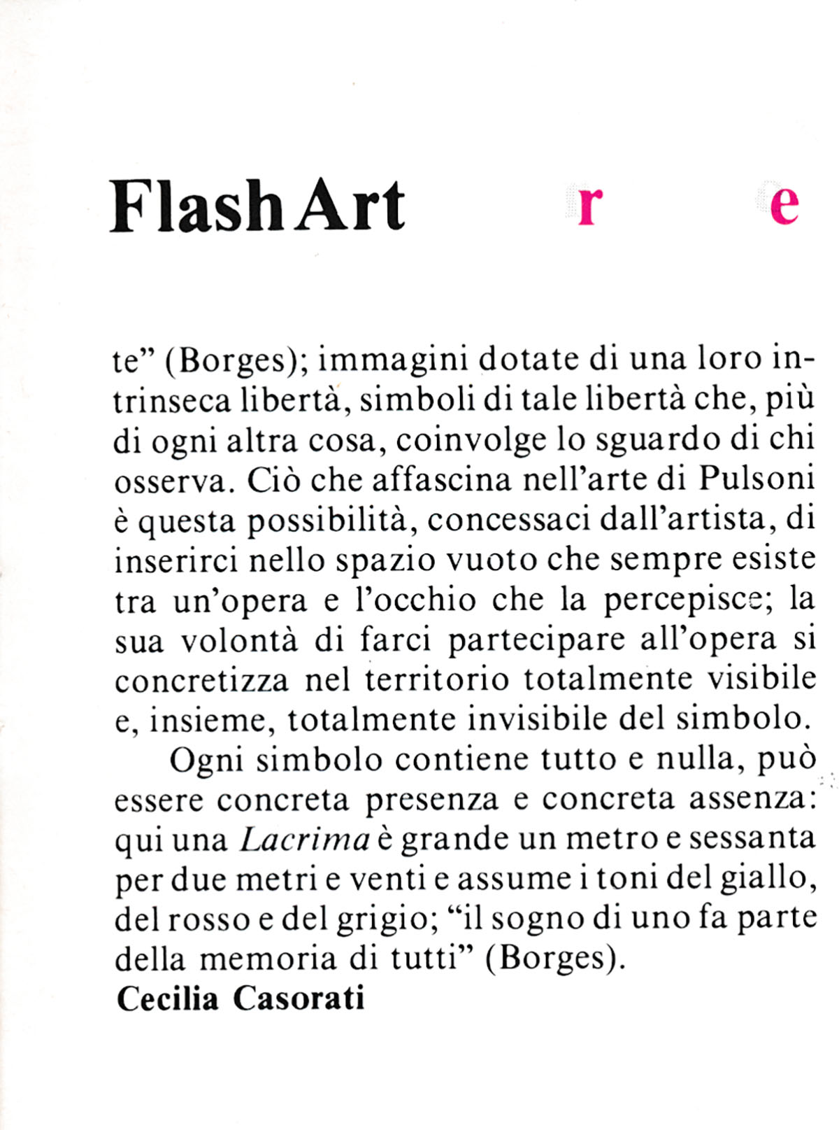 1985 Roma Il Segno Flash Art 2