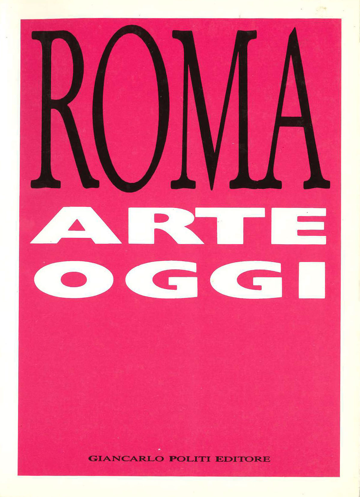 1988 Roma Arte oggi