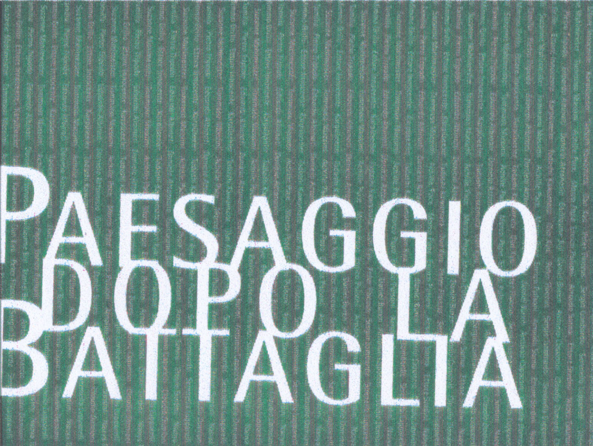 2000 Termoli Galleria Civica Paesaggio dopo la battaglia a cura di A. Capaccio